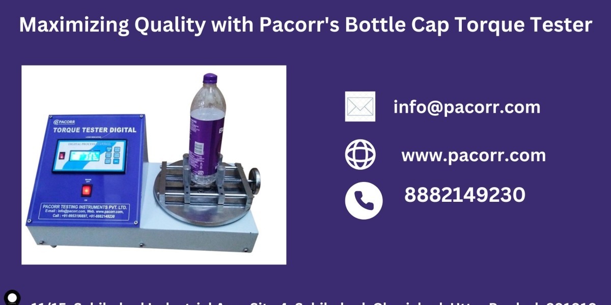 Why Every Packaging Line Needs Pacorr’s Bottle Cap Torque Tester