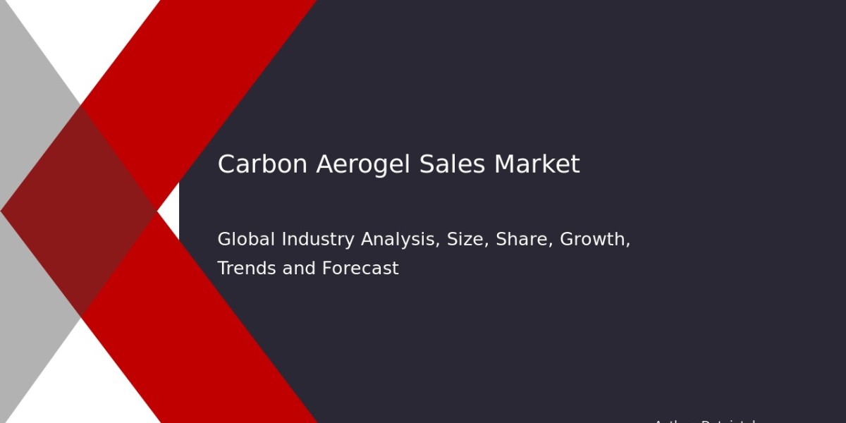 Carbon Aerogel Sales Market: Industry Research Report 2032